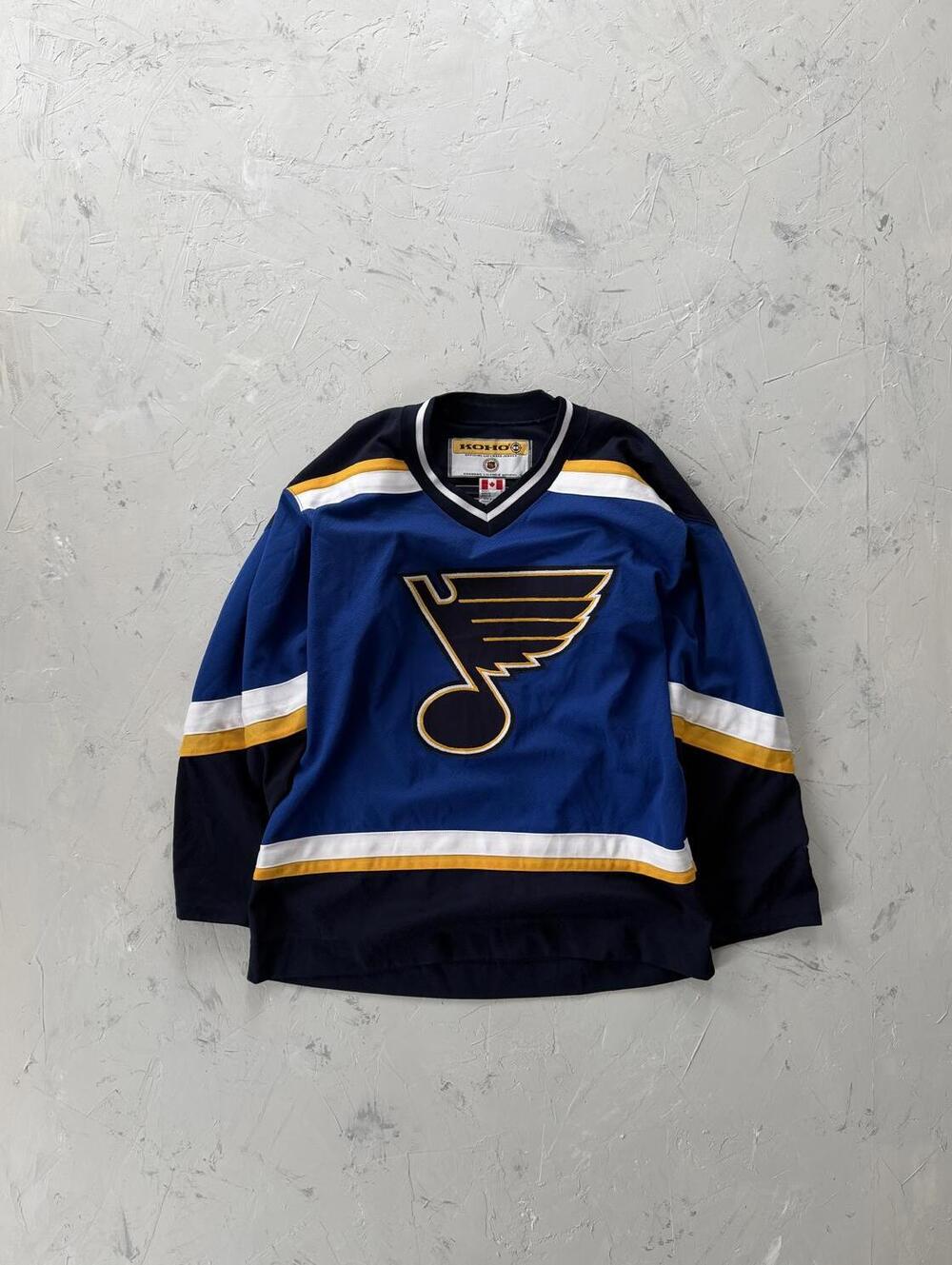 Vintage NHL KOHO St Louis Blue's Sponser Promo Jersey
